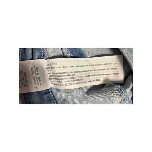 Hollister High Rise Jean Legging‎ Womens Size 15R Light Wash Stretch Denim - Picture 6 of 7